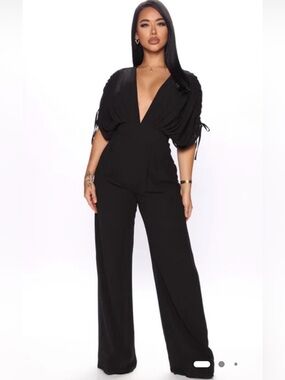 Fashion Nova New! Sexy V-Neck  Jumpsuit